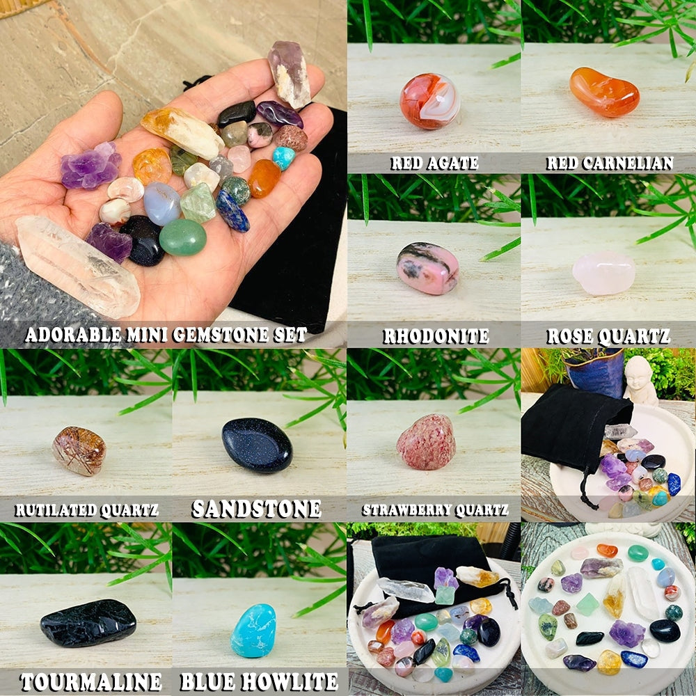 50% Off 26-Piece Mini Gemstone Pocket Set – Spirit Magicka