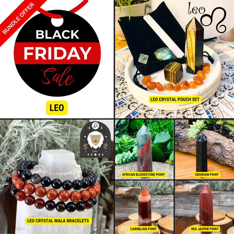 Black Friday Special - Leo  Zodiac Crystal Bundle