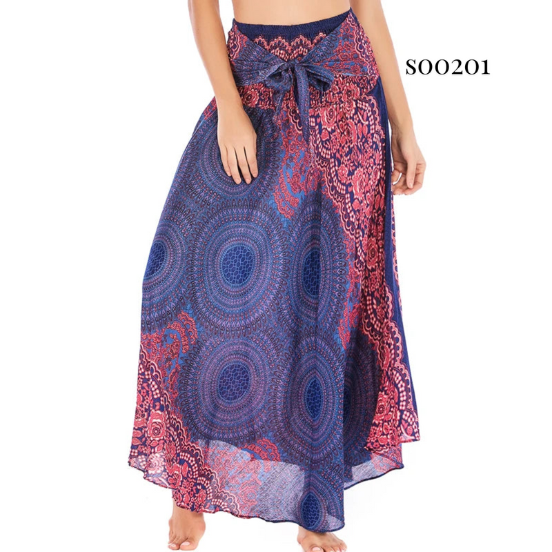 Boho Skirt 2-in-1 Halter Dress