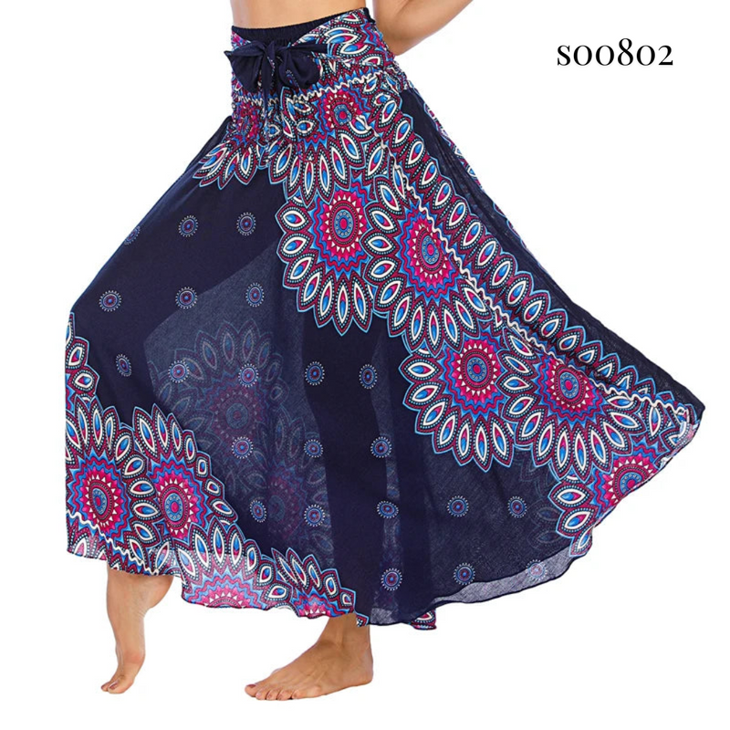 Boho Skirt 2-in-1 Halter Dress