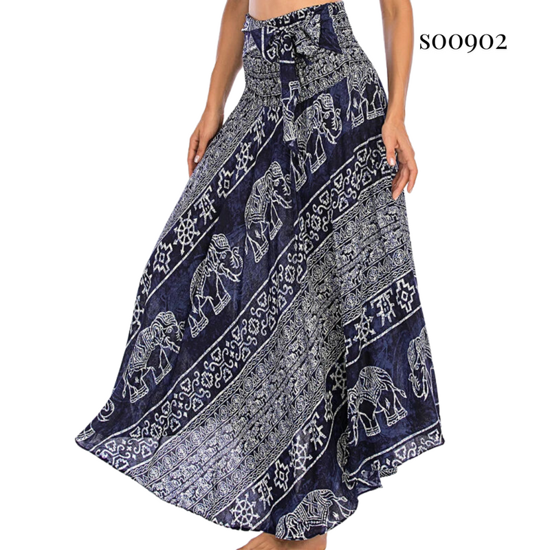 Boho Skirt 2-in-1 Halter Dress