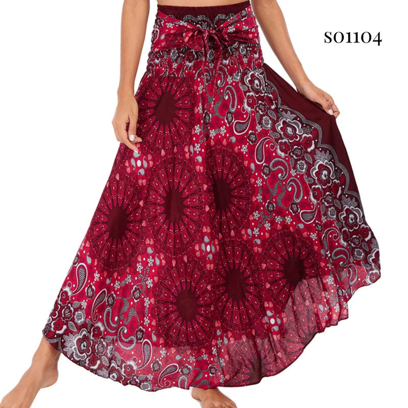 Boho Skirt 2-in-1 Halter Dress