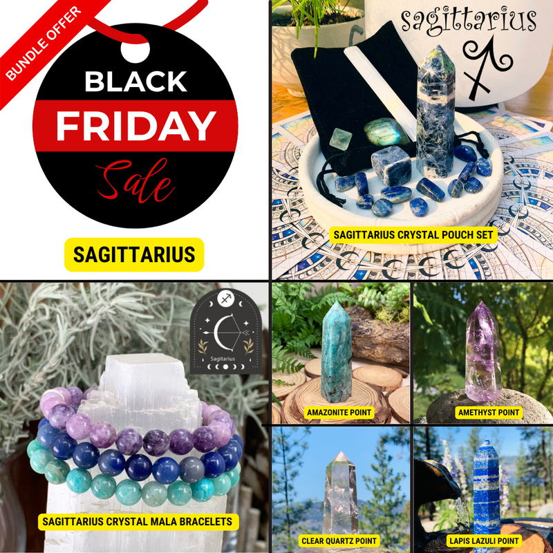 Black Friday Special - Sagittarius Zodiac Crystal Bundle