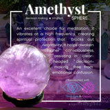 FREE GIVEAWAY! Amethyst Mini-Sphere (Just Pay Cost of Shipping)