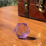 Amethyst Sacred Geometry Faceted Crystal - $5 Deal