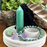 PRIZE WINNER! Aventurine Prosperity Set + Mala Bracelet