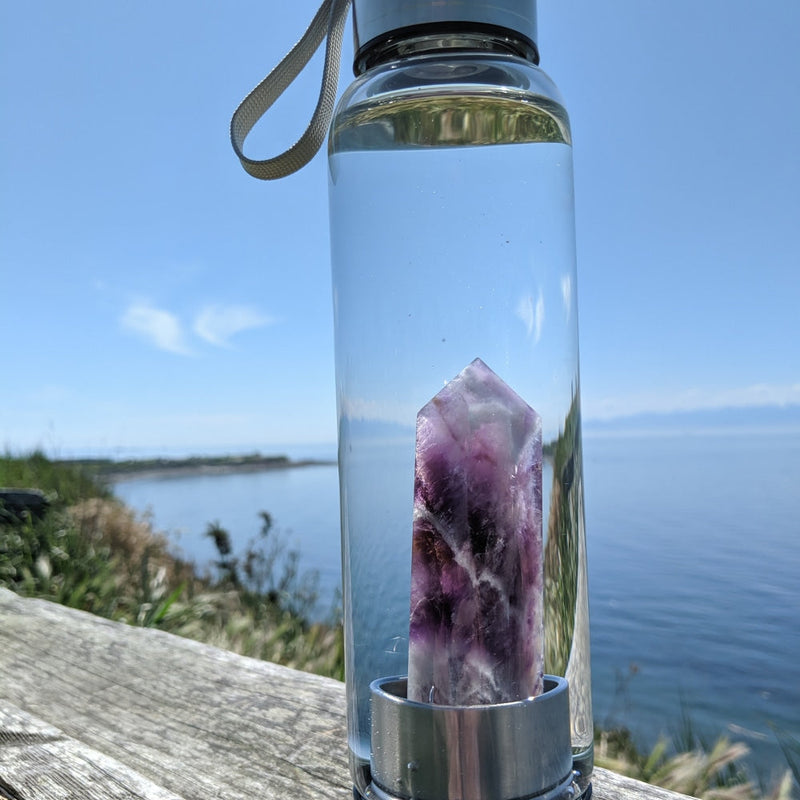 Crystal Water Bottle - Narrow Head - Crystal Dreams World