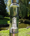 Crystal Water Bottle + Carry Case - Quartz - water