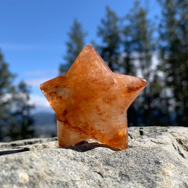 FREE GIVEAWAY!  Fire Quartz Star (Just Pay Cost of Shipping)