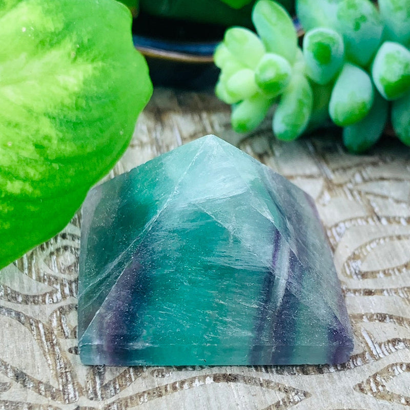 FREE GIVEAWAY! Multicolor Fluorite Pyramid (Just Pay Cost of Shipping)