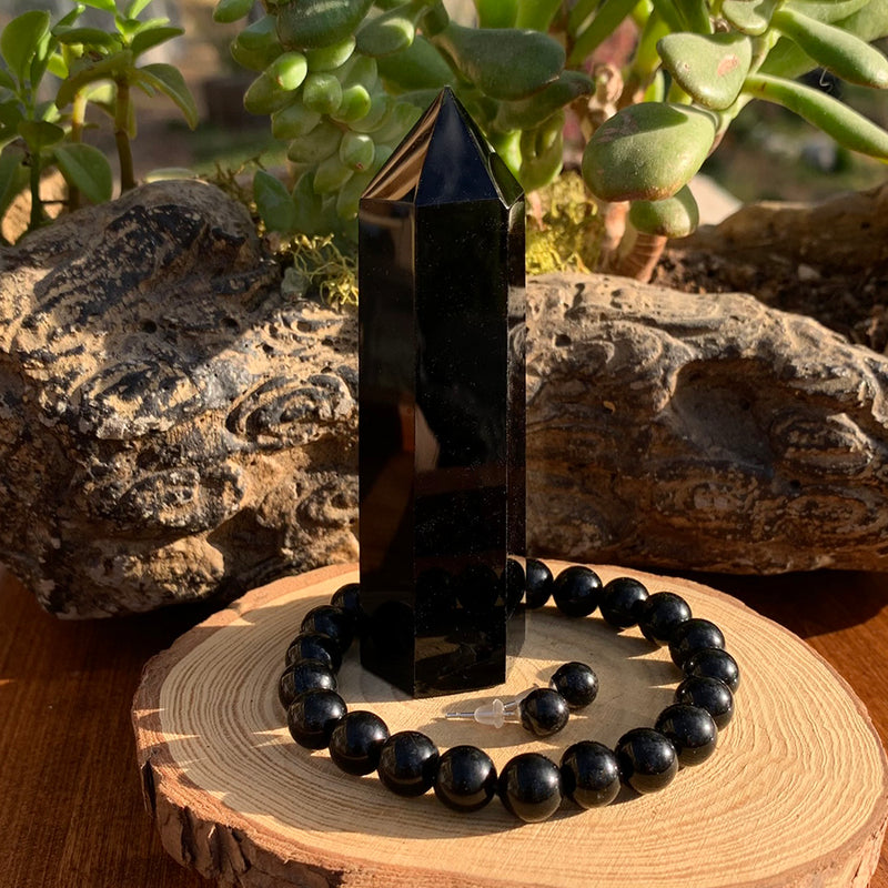 Bracciale Mala Labradorite con custodia in velluto