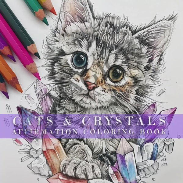 Gato de Cristal (Arte de Parede Imprimível)