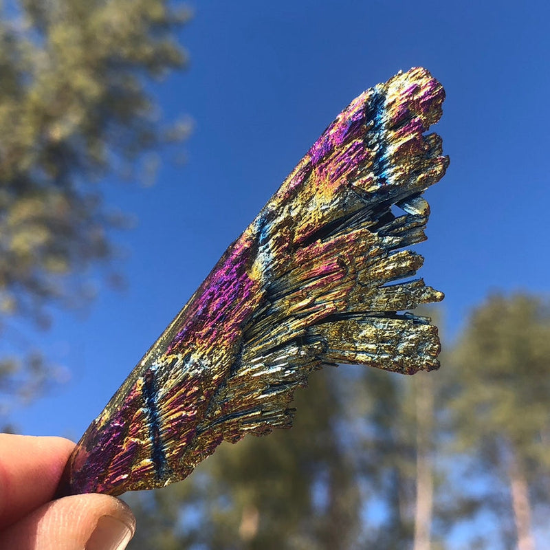 GRATIS GIVEAWAY! Peacock Titanium Kyanite - (Bare betal fraktkostnaden)