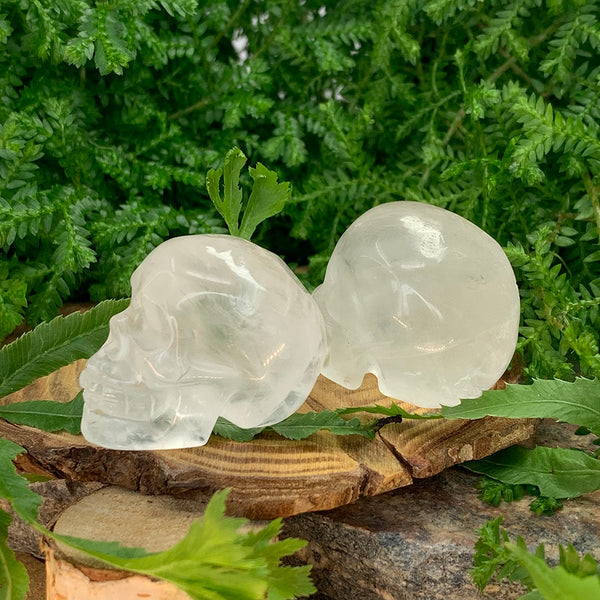 Crystal Spirit Totems: Clear Quartz Skull