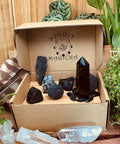 Tektite Specimen - The Only Crystal on the Planet that can Absorb Dark Energy - Dark Energy Protection Box Kit | $49 - rawstone
